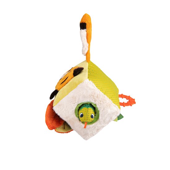 Moulin Roty Cube d'activités en tissu Multicolore  Moulin Roty Cube d'activités en tissu Multicolore