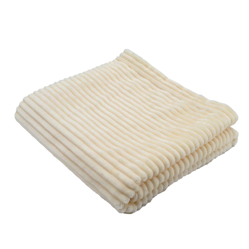 Domiva - Couverture boudoir BEIGE Domiva