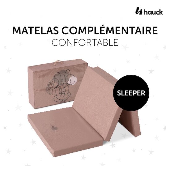 Hauck Matelas Nomade Pour Lit Parapluie Sleeper Minnie Mouse Rose 0 - 36 mois