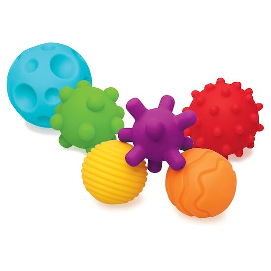 Infantino 6 balles Senso Multicolore  Infantino 6 balles Senso Multicolore
