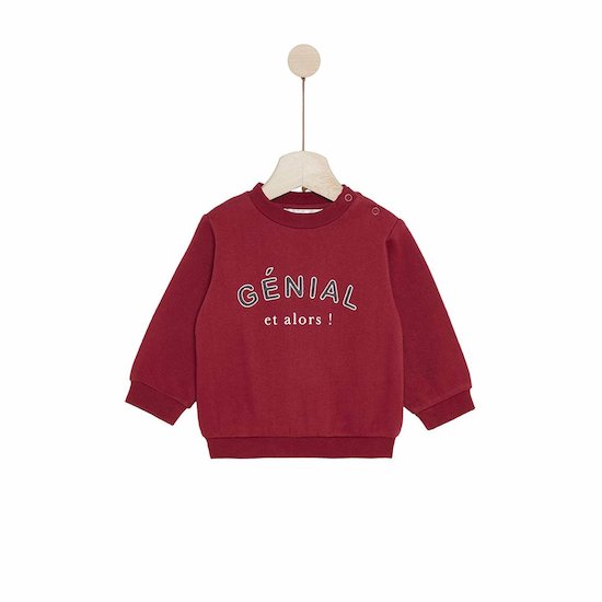 Marèse Sweat Mon grand loup rouge rumba 6 mois