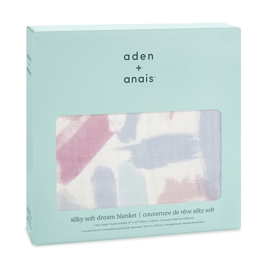 Aden et Anais Couverture de rêve dream blanket silky soft florentine 120x120 cm
