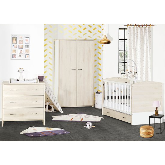 Lit 70x140cm Commode Armoire Vintage Hetre Chambre Vintage De Sauthon Lit 70x140cm Commode Armoire Vintage Hetre Chambre Vintage De Sauthon
