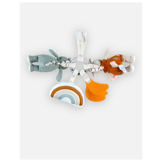 Noukie's Trousseau d'activités Veloudoux Tiga & Stegi Multico  Noukie's Trousseau d'activités Veloudoux Tiga & Stegi Multico