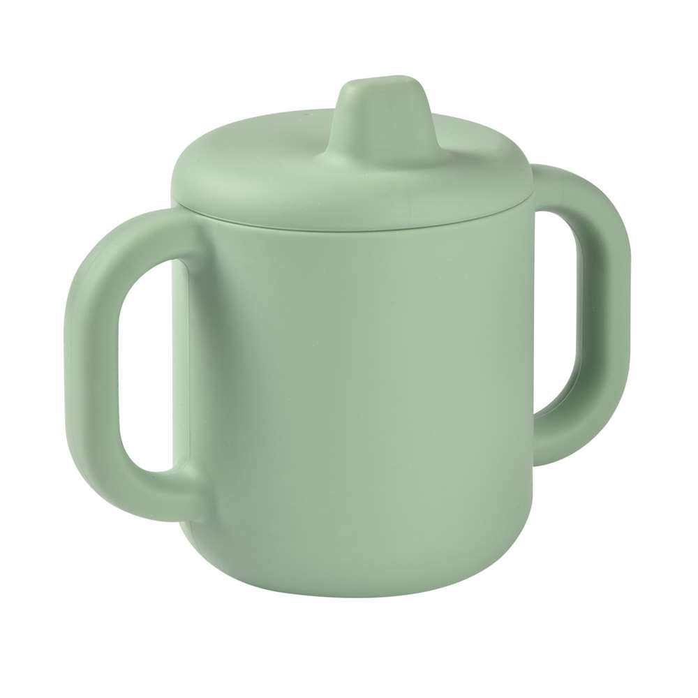 Tasse d'apprentissage silicone VERT Béaba