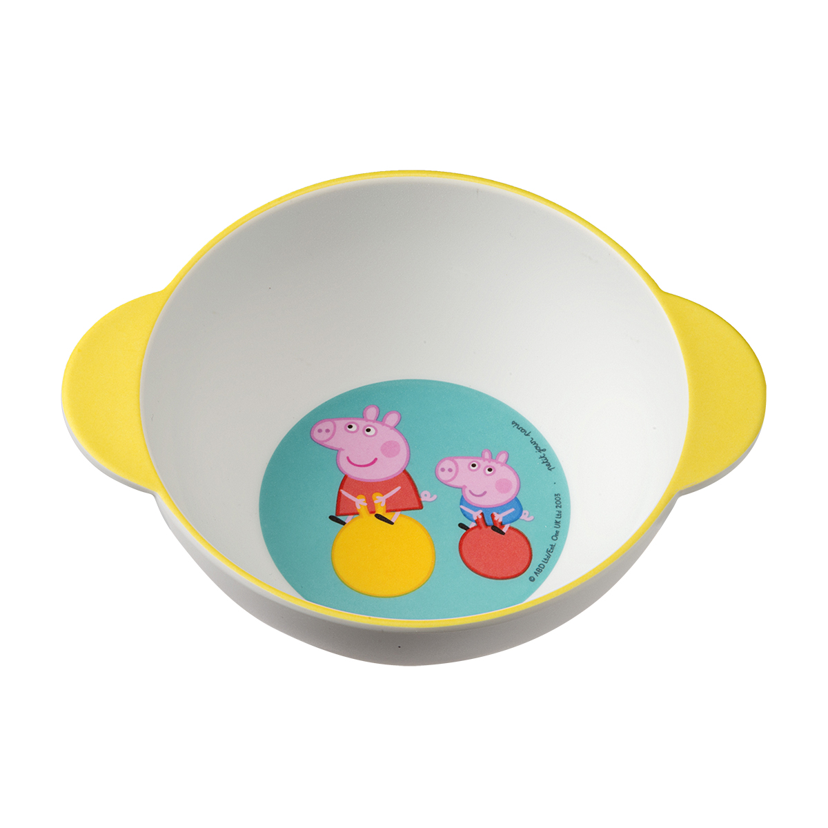 Bol à oreilles Peppa Pig JAUNE petit jour paris