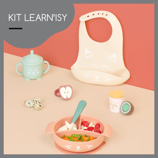 Babymoov Coffret repas Learn'Isy Orange  Babymoov Coffret repas Learn'Isy Orange