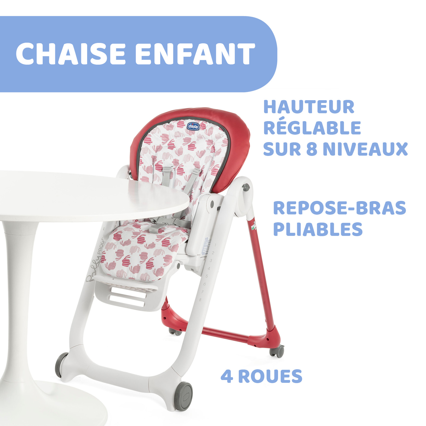 CHICCO Chaise Haute Jazzy 6m et + Vert - Cdiscount Puériculture
