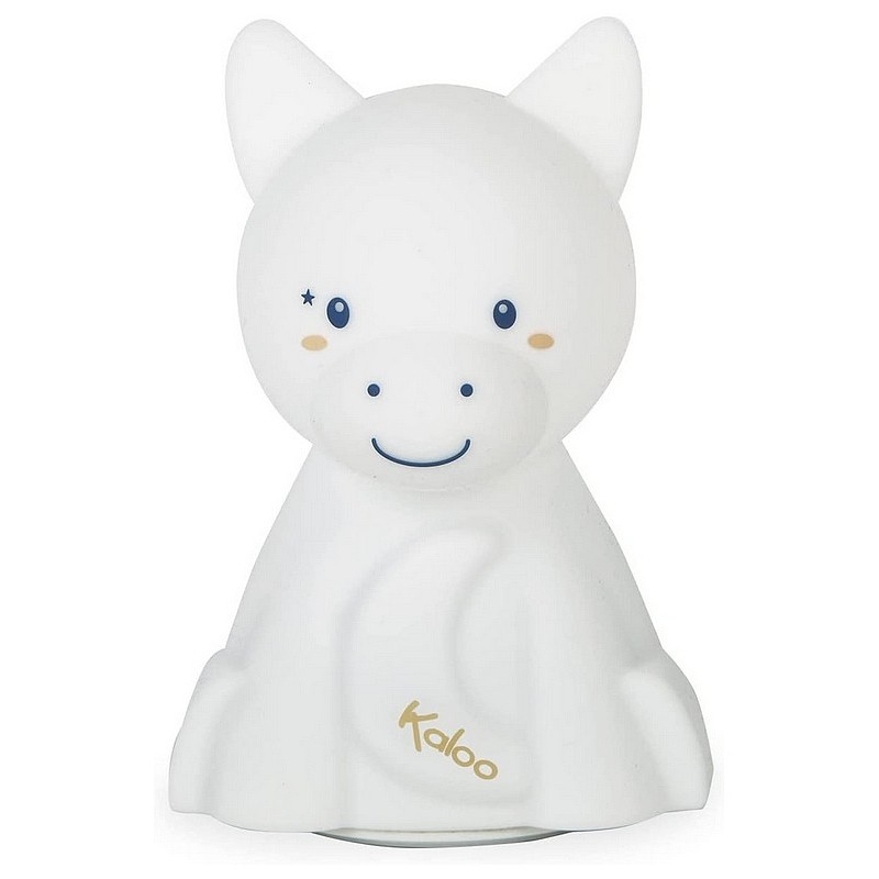 Kaloo - Veilleuse LED en silicone souple Ânon BLANC Kaloo
