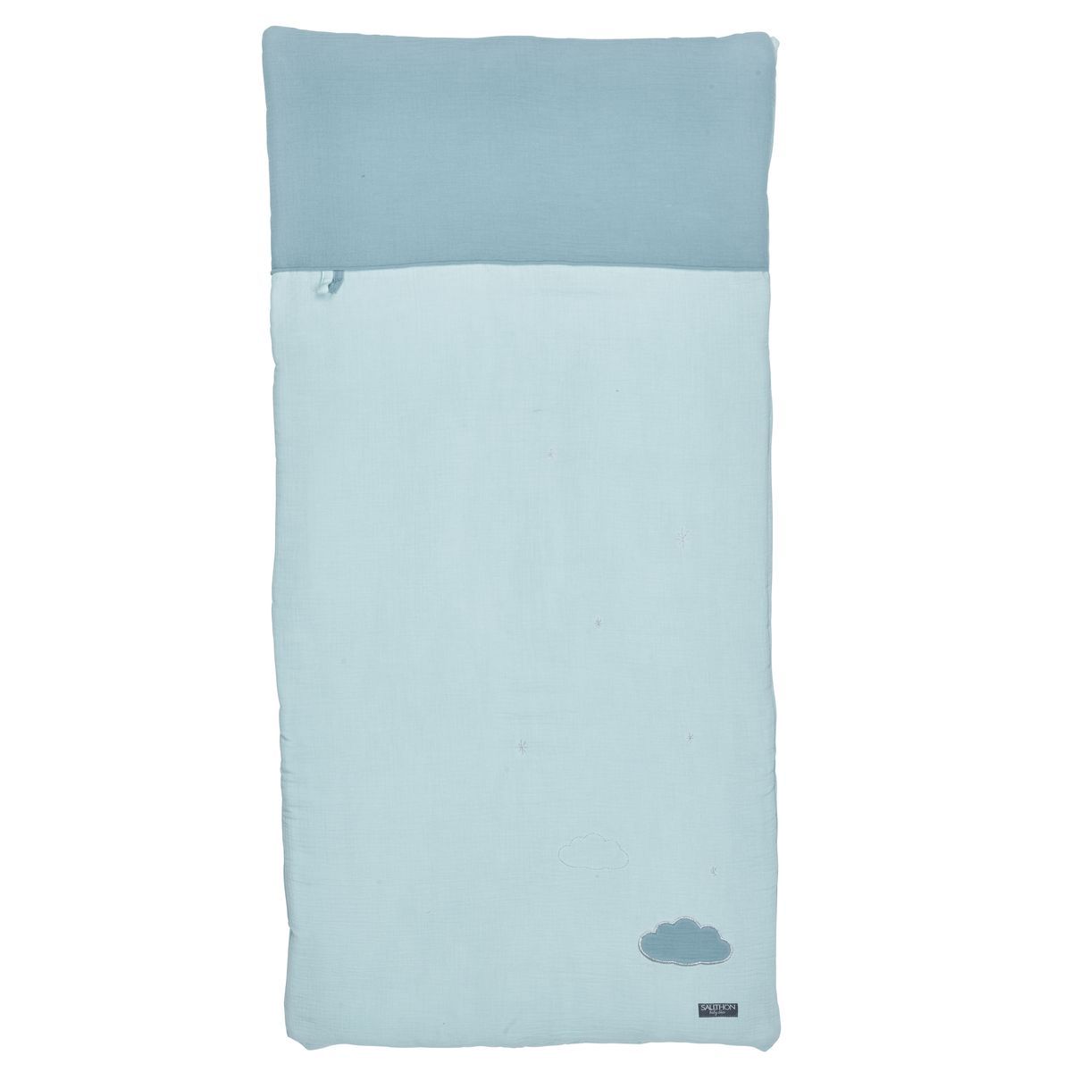 Edredon Lily mint BLEU Sauthon
