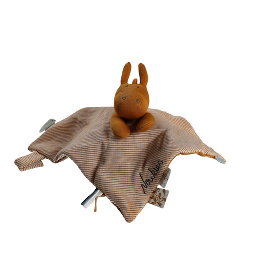Noukie's - Doudou en coton bio Paco Les Iconiques JAUNE Noukie's
