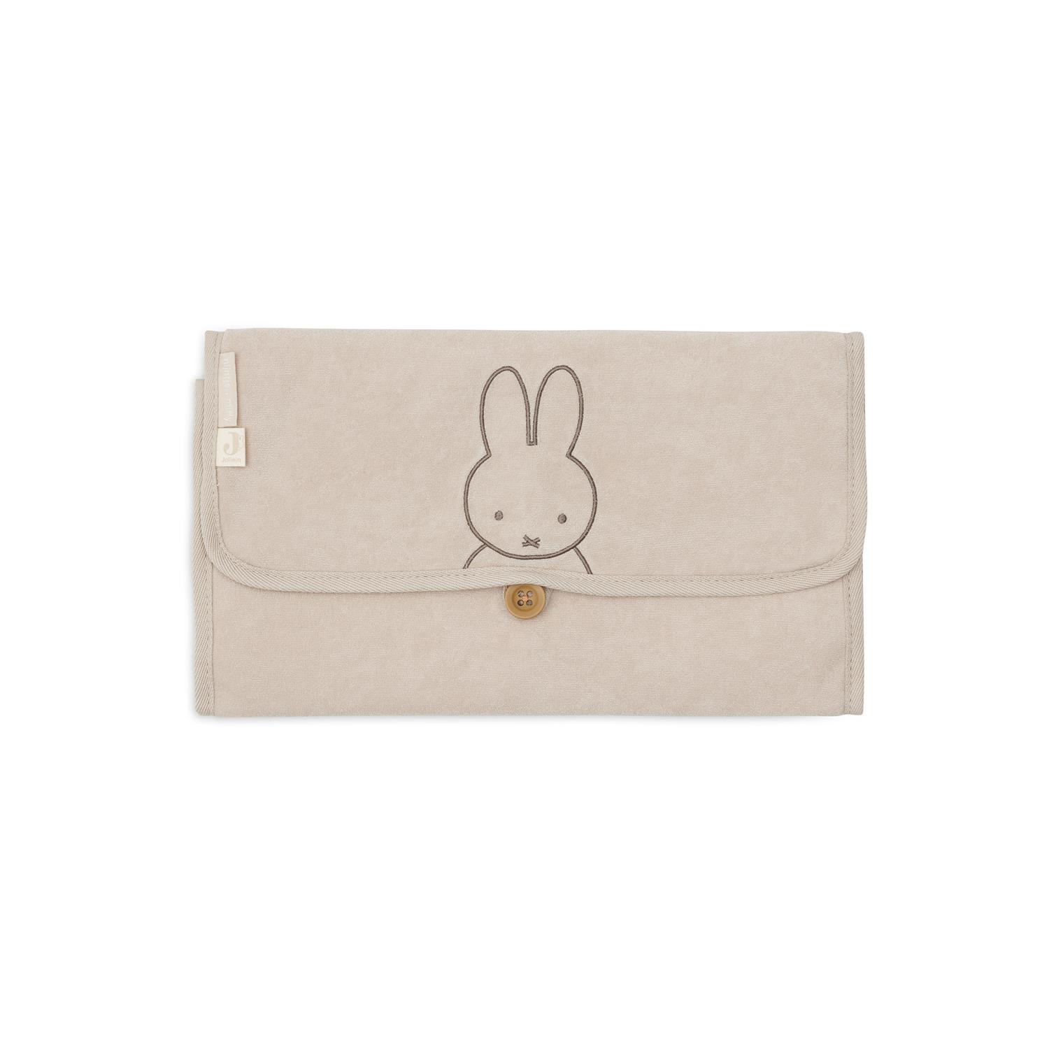 Tapis à langer nomade Éponge Miffy BEIGE Jollein