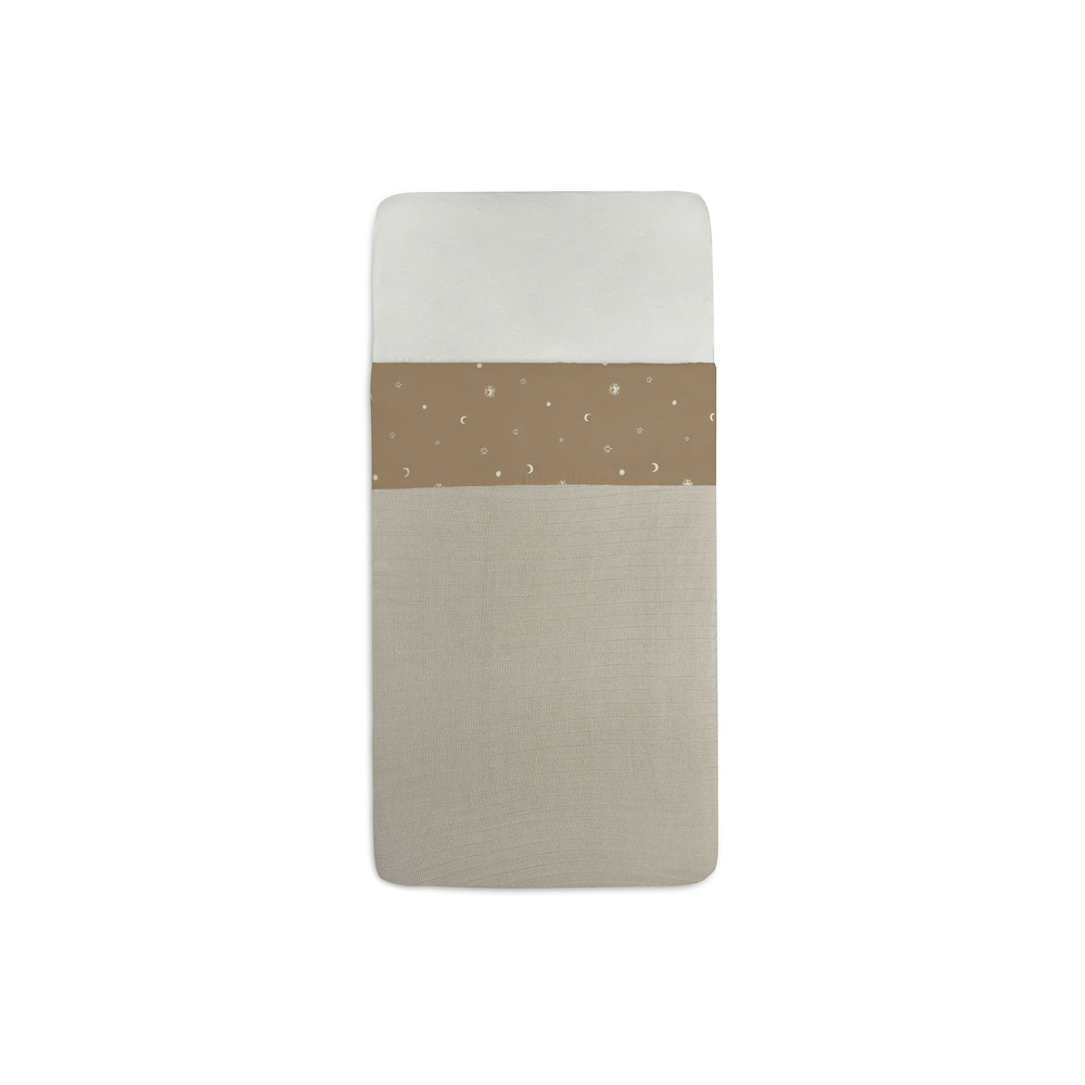 Jollein - Drap Berceau Stargaze MARRON Jollein