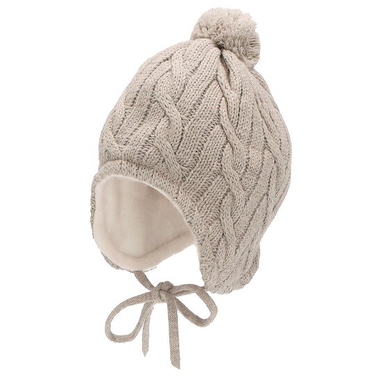 Sterntaler Bonnet tricot argent mel. 53