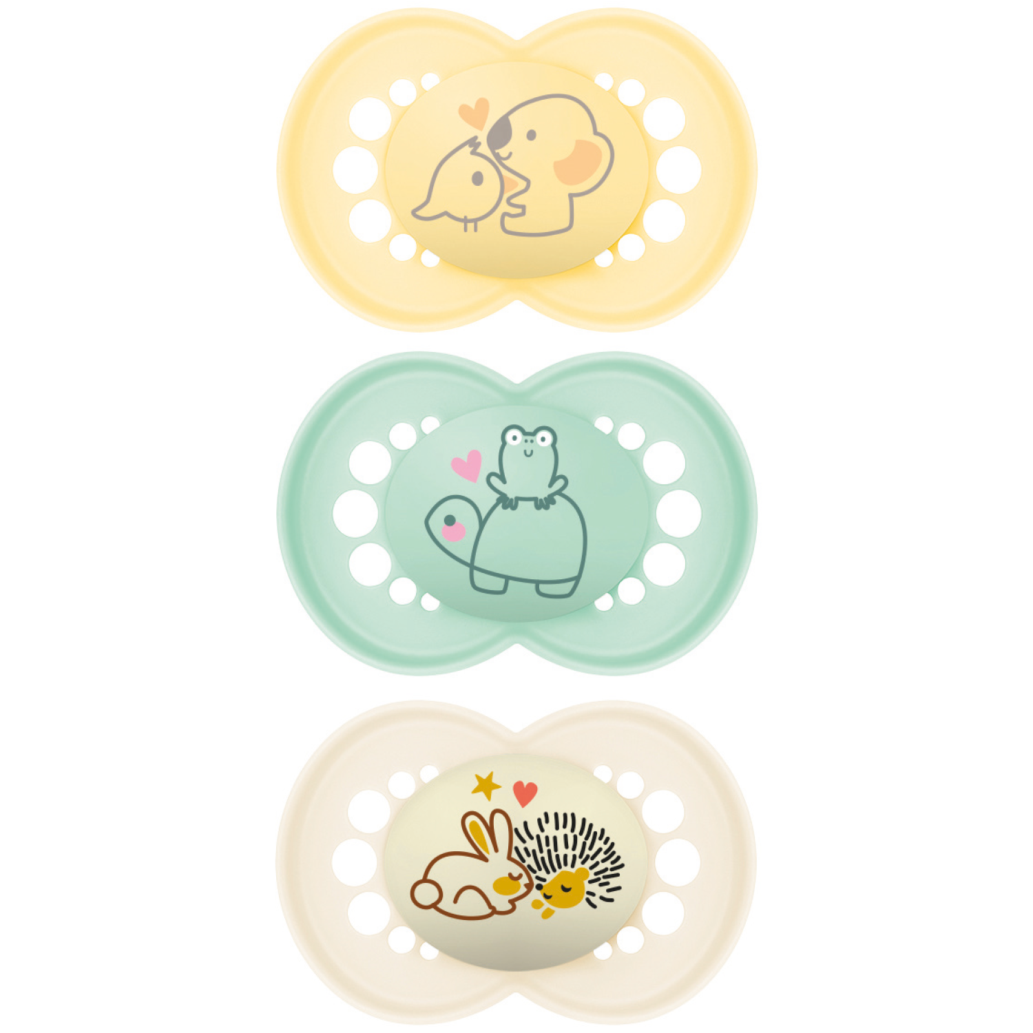 MAM - 3 sucettes Original  BEIGE MAM