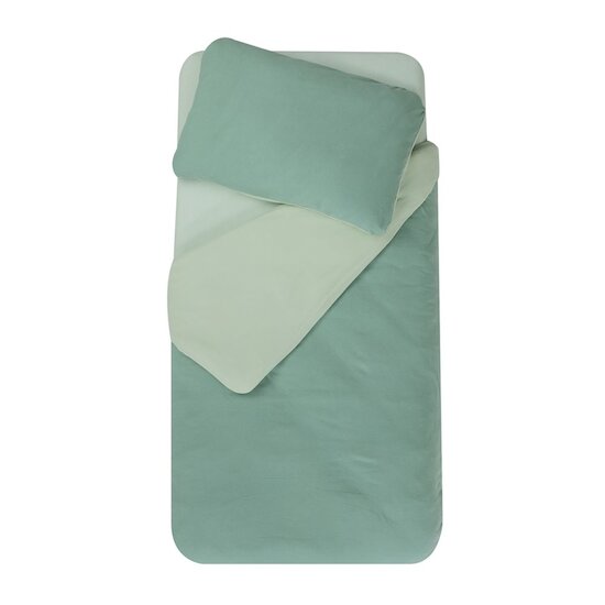 Domiva Parure de couette Sapin Vert/Gris 