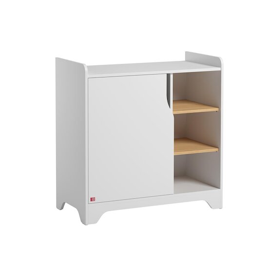 Vox Commode avec plan à langer Leaf  Blanc/Bois  Vox Commode avec plan à langer Leaf  Blanc/Bois