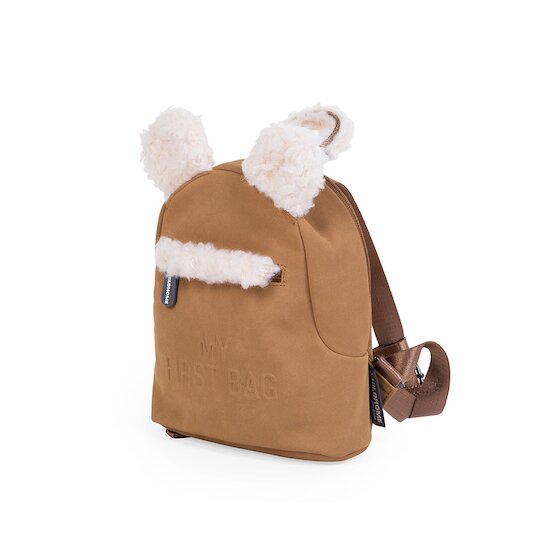 Childhome Sac à dos pour enfants My First Bag suède beige  Childhome Sac à dos pour enfants My First Bag suède beige
