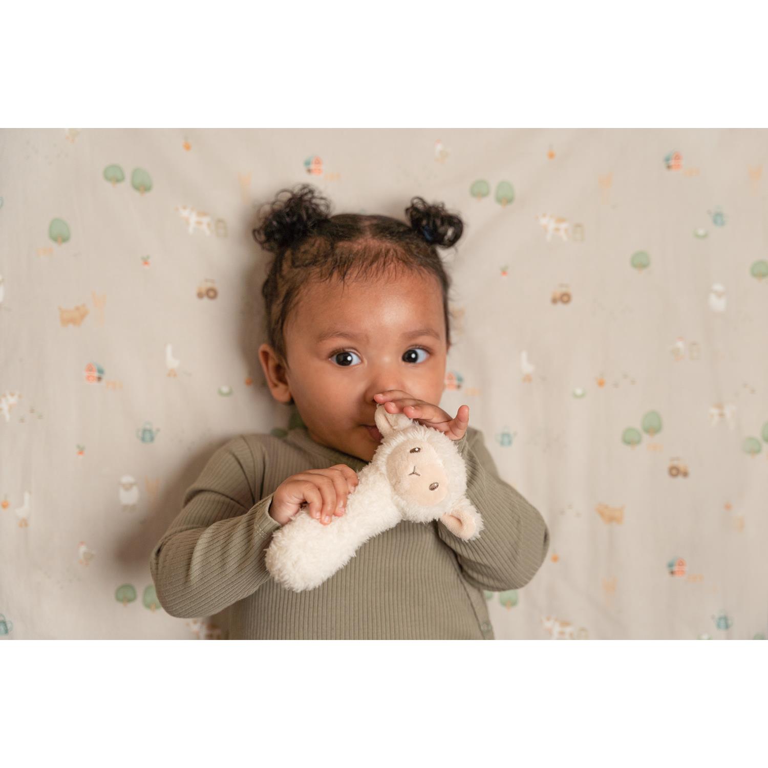 LITTLE DUTCH - Hochet peluche mouton MULTICOLORE Little Dutch