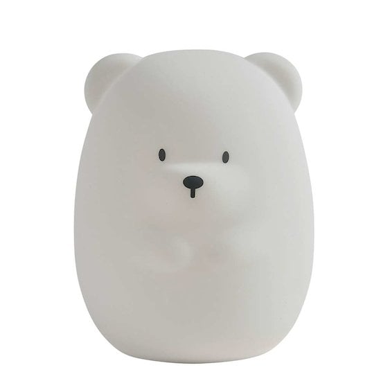 Nattou Veilleuse Ours Blanc 16 cm