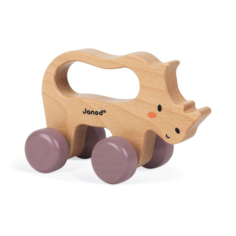Rhino à promener (bois) VIOLET Janod