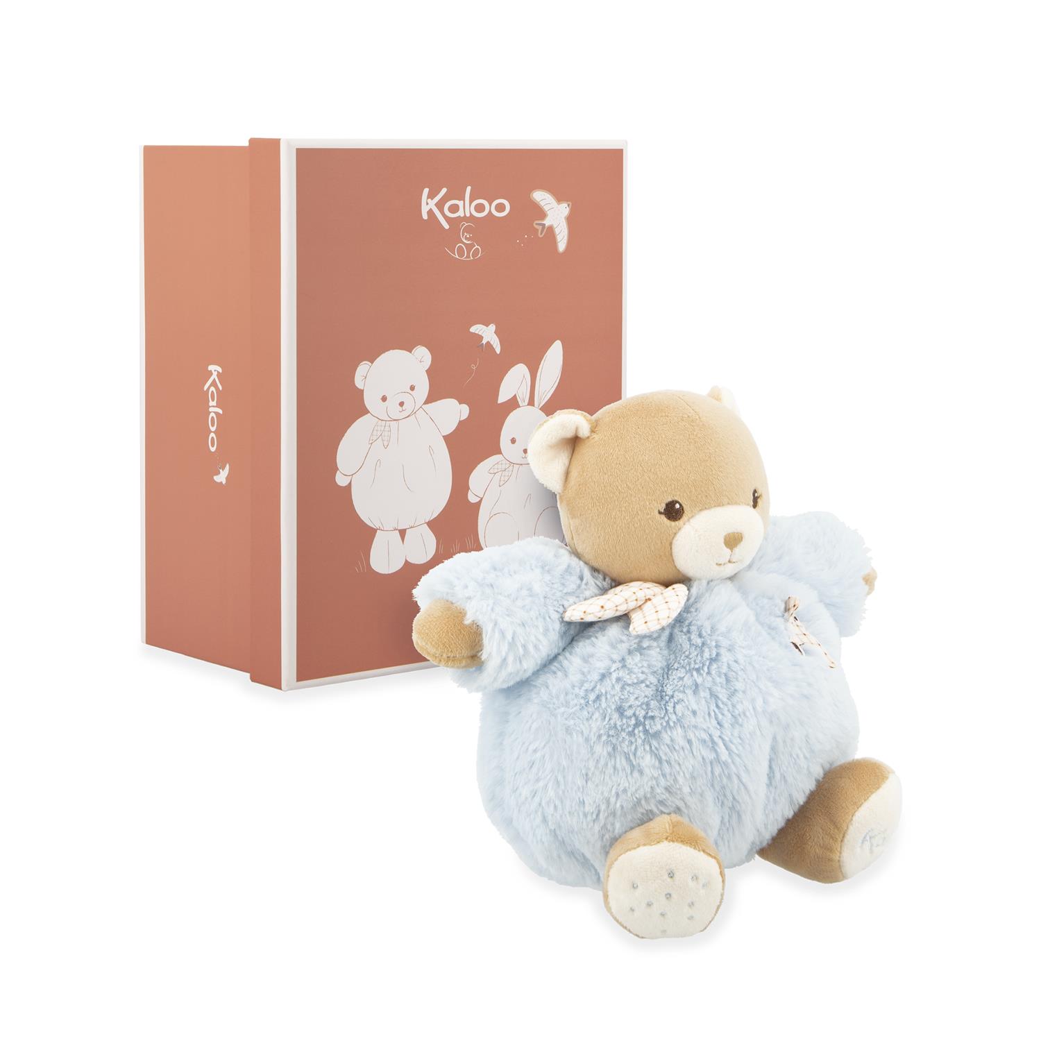 Peluche Patapouf Ours BLEU Kaloo