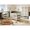 Blanc/bois naturel/cannage