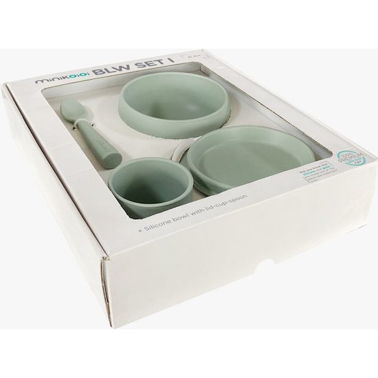 BB&Co Coffret Mes premiers repas Bleu Ardoise 