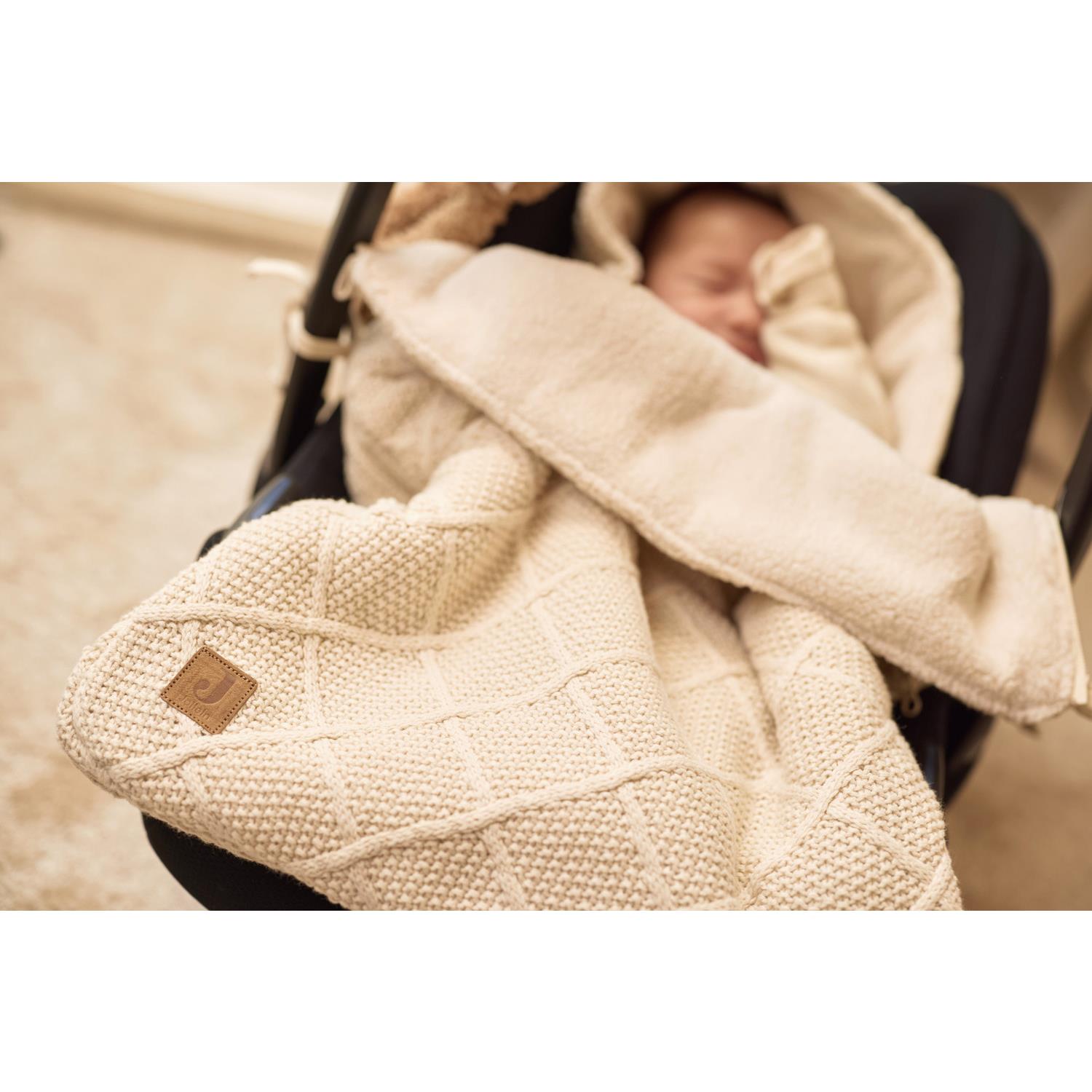 Jollein - Nid d'Ange 3/5 points Check Knit BEIGE Jollein
