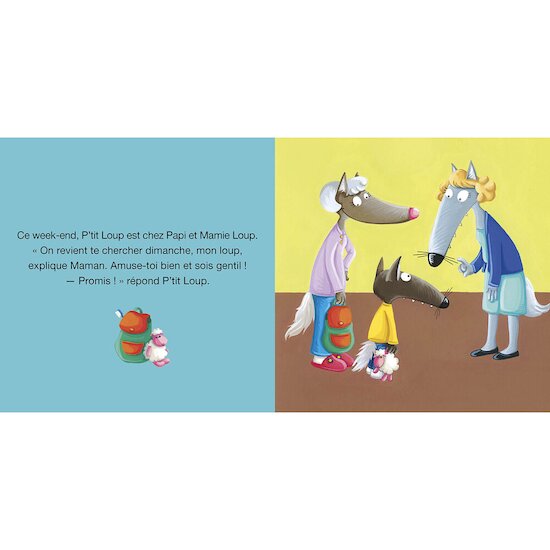 Auzou P'tit loup va chez papi et mamie    Auzou P'tit loup va chez papi et mamie