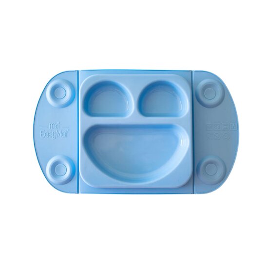 Tidy tot Assiette Easy Mat et son lunchbag Fleur de Jardin Bleu 