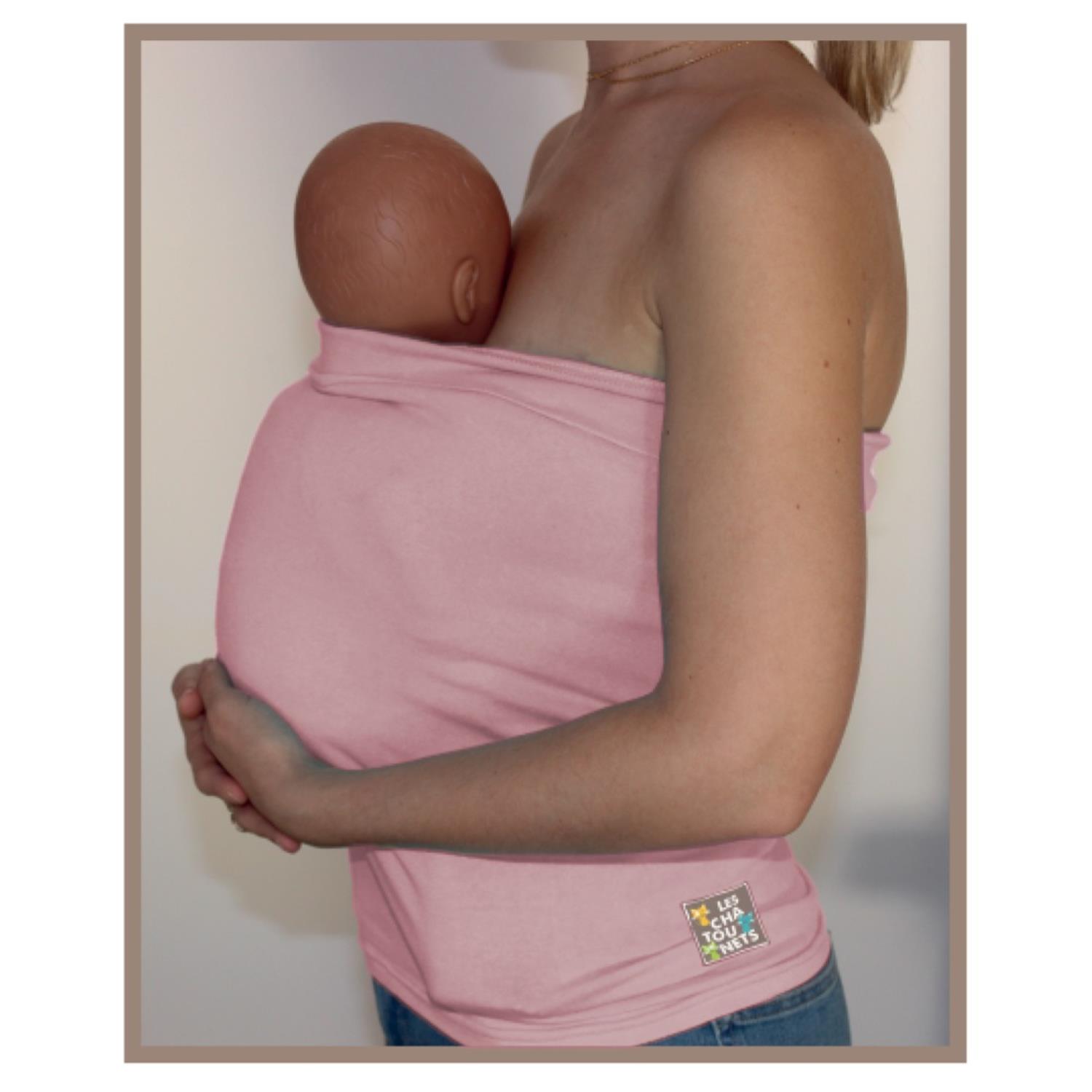 Les Chatounets - Bandeau peau à peau ROSE Les Chatounets