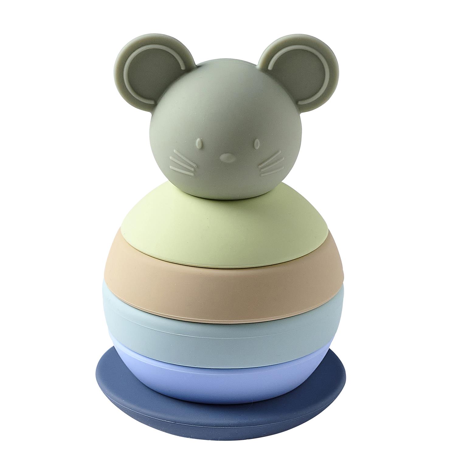 Culbuto empilable souris BEIGE Nattou