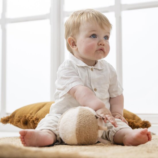 Nattou Balle d'activité Teddy Caramel 