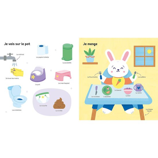 Auzou Livre Mes 100 mots pour bien grandir Multicolore  Auzou Livre Mes 100 mots pour bien grandir Multicolore