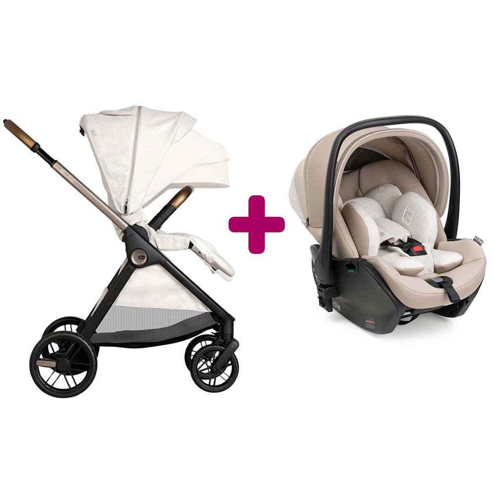 Chicco - Pack poussette duo Bellagio amber glow + coque First Seat Recline i-size amber glow  Chicco
