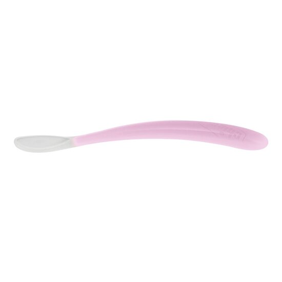 Chicco Mes Premières Cuillères Souples Bout Silicone Rose  Chicco Mes Premières Cuillères Souples Bout Silicone Rose