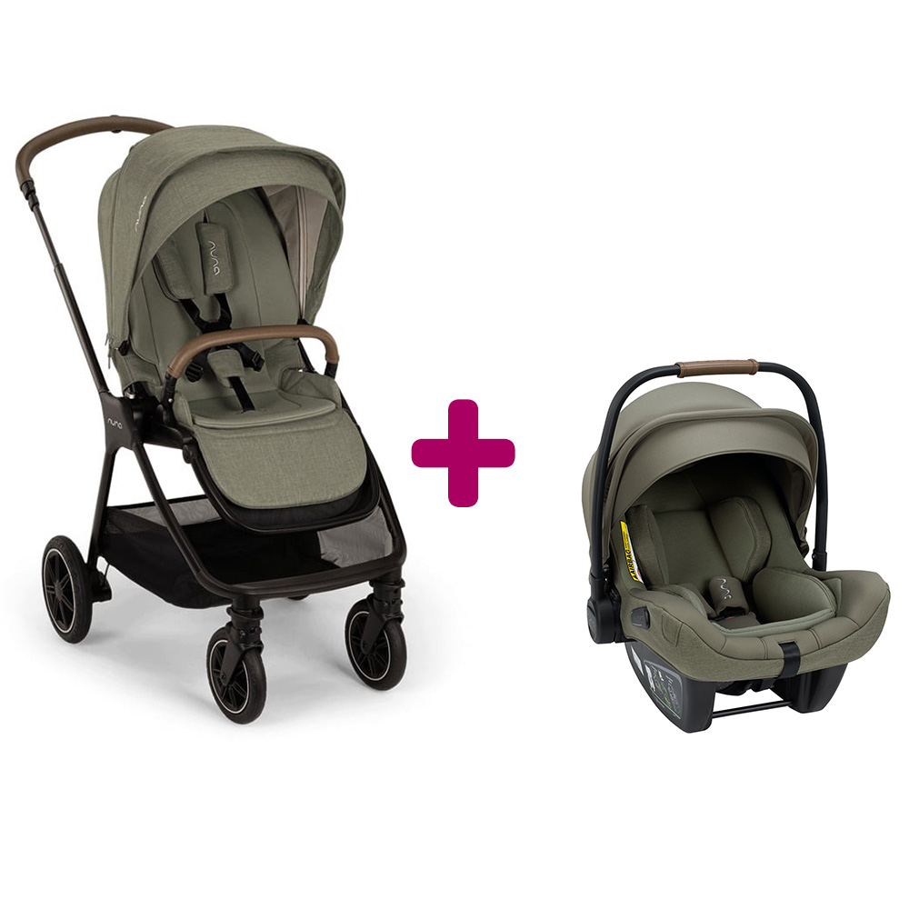 Nuna - Pack Poussette duo Triv Next Pine + coque Pipa Next Pine  Nuna
