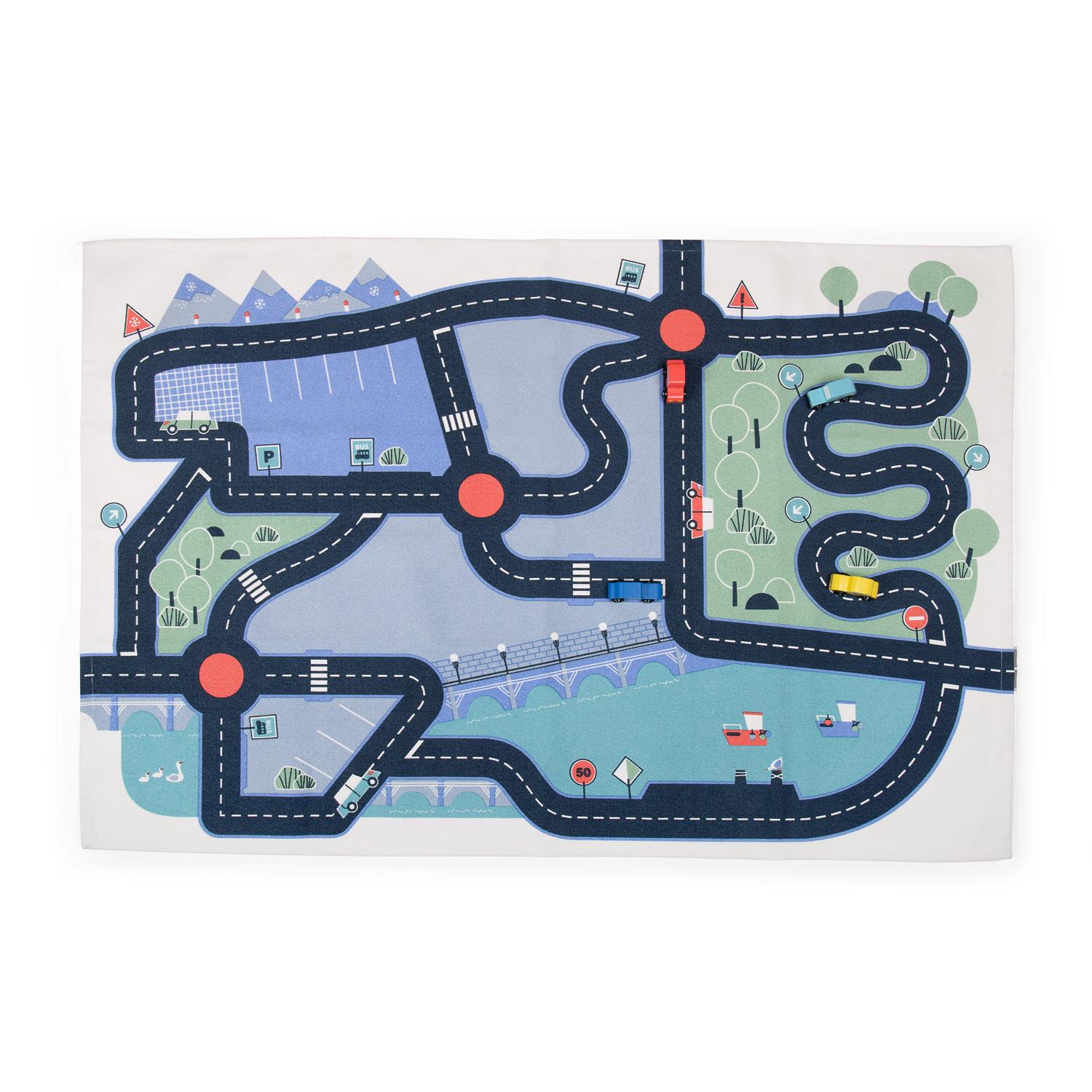 MOULIN ROTY - Tapis Avenue du Moulin MULTICOLORE Moulin Roty