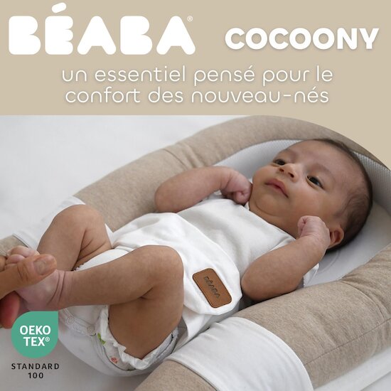 Béaba Réducteur de Lit Cocon Coton Oekotex Argile Chine / Heather Clay 0-3 mois Béaba Réducteur de Lit Cocon Coton Oekotex Argile Chine / Heather Clay 0-3 mois