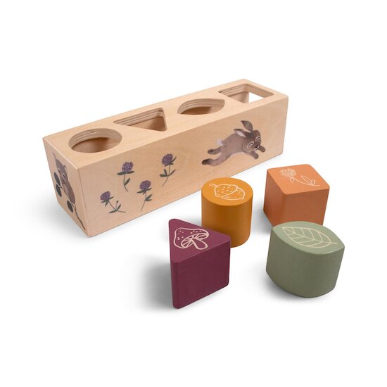 Filibabba Jouet trieur de formes en bois Multicolore  Filibabba Jouet trieur de formes en bois Multicolore
