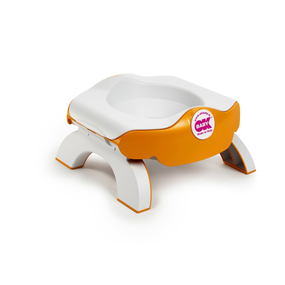 Pot/réducteur Roady blanc ORANGE OkBaby