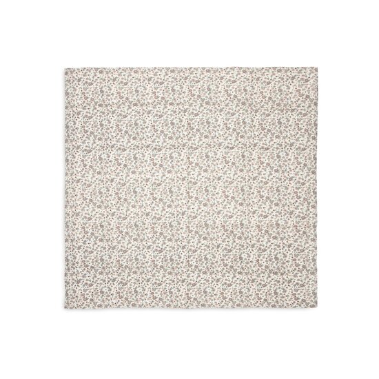 Jollein Lot de 2 langes gaze de coton large retro flowers  115x115 cm Jollein Lot de 2 langes gaze de coton large retro flowers  115x115 cm