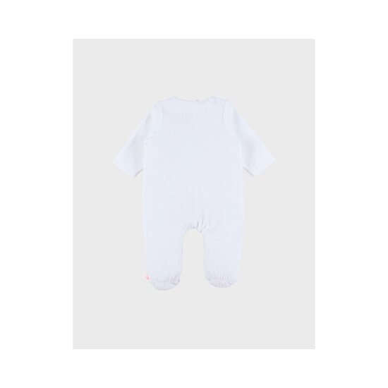 Noukie's Pyjama bébé Velours M&M Blanc  Noukie's Pyjama bébé Velours M&M Blanc
