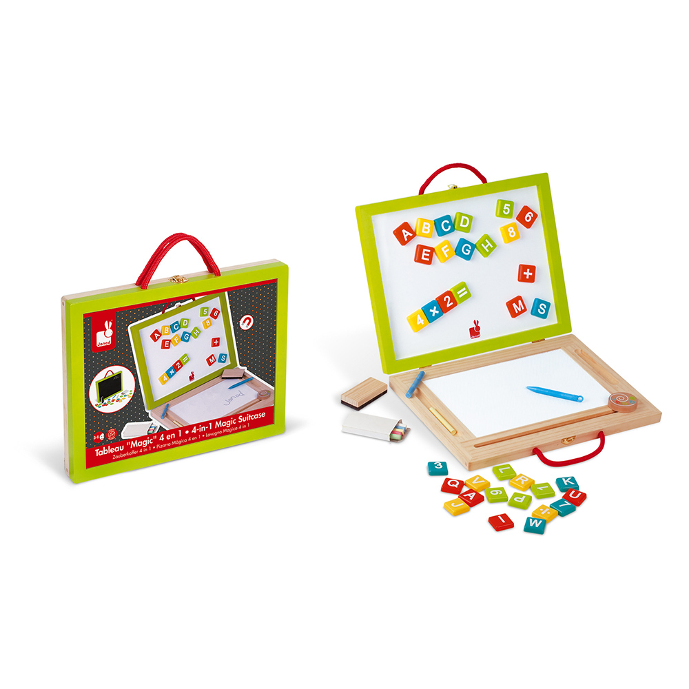 Magic table. Janod магнитный чемоданчик. Janod доска. Набор песком Janod. The Magic Suitcase