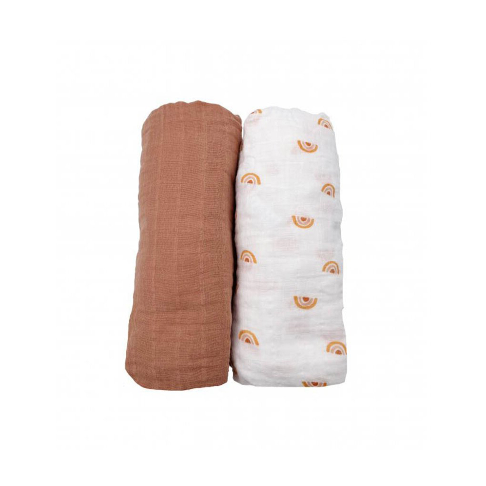 Lot de 2 draps housse BIO Sunlight MULTICOLORE Sauthon