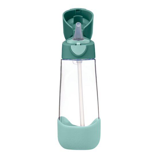 B.Box For Kids Gourde en tritan avec paille en silicone Emerald forest 600 ml B.Box For Kids Gourde en tritan avec paille en silicone Emerald forest 600 ml