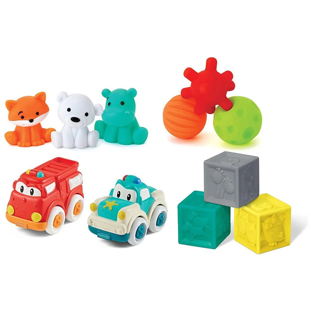 Infantino - Mon premier coffret de jouets sensoriels 8 pièces MULTICOLORE Infantino