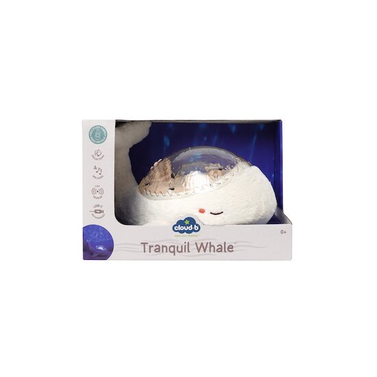 Cloud b Veilleuse Tranquil Whale Rechargeable Blanc  Cloud b Veilleuse Tranquil Whale Rechargeable Blanc