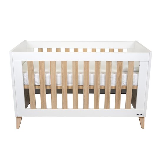 IKID Lit évolutif Pour Bébé Lazzio Blanc 70x140 cm IKID Lit évolutif Pour Bébé Lazzio Blanc 70x140 cm